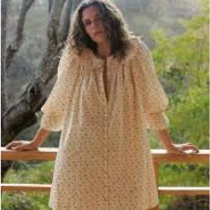 Christy Dawn Floral Ruffle Collar Blouse